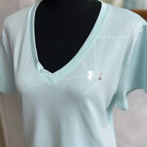 Under Armour Women's Aqua V-Neck Tee